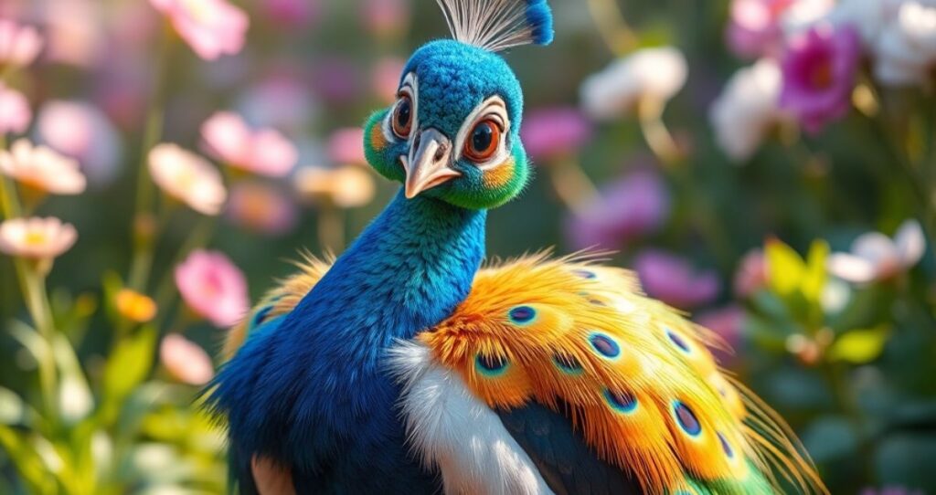 Cute Peacock Captions For Instagram