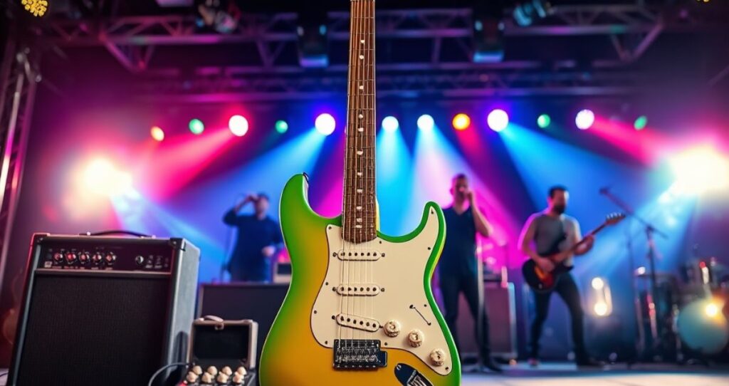 Electric Guitar Captions