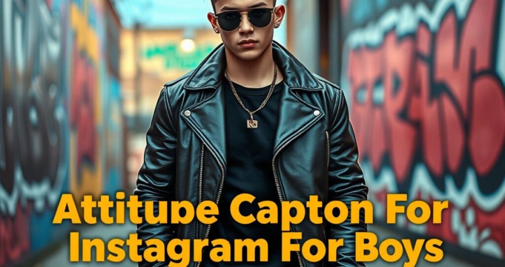 Attitude Captions For Instagram For Boys