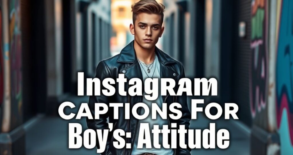 Instagram Captions For Boys Attitude