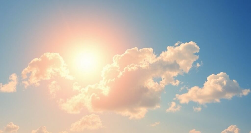 Relaxing Blue Sky Captions