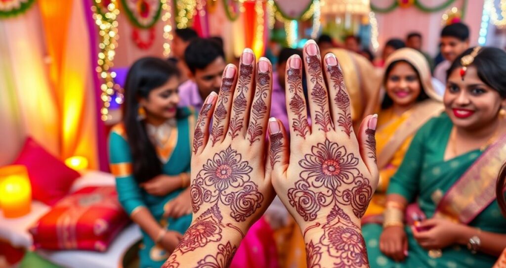 Captions for Mehndi Ceremony and Function