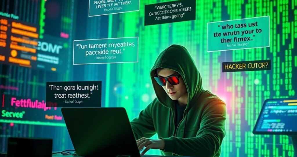 Hacker Captions for Instagram Story