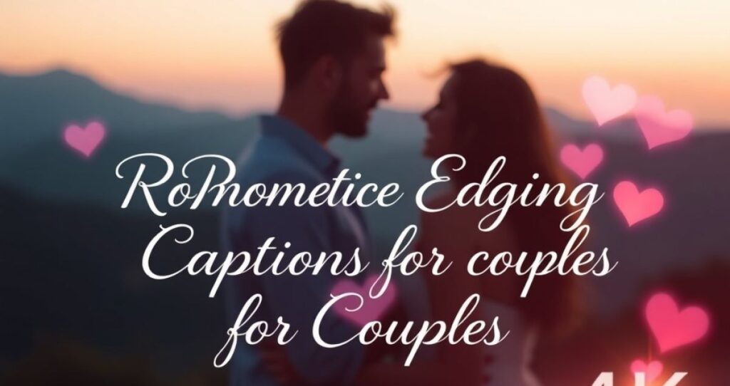 Romantic Edging Captions for Couples
