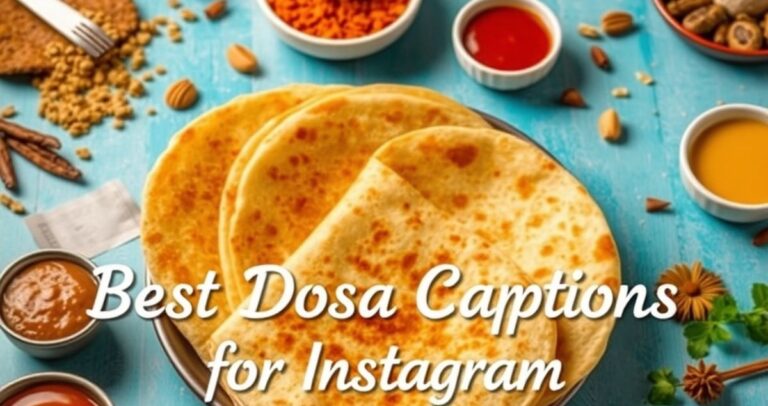 Best Dosa Captions for Instagram Tasty & Trendy Quotes