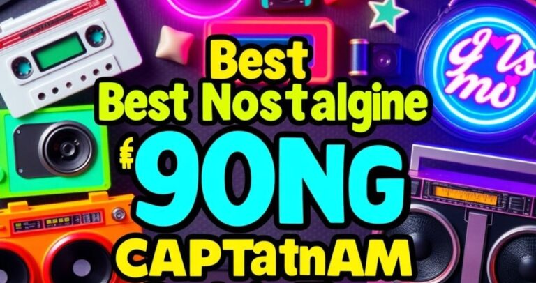 Best Nostalgic 90s Song Captions for Instagram That Take You Back in Time